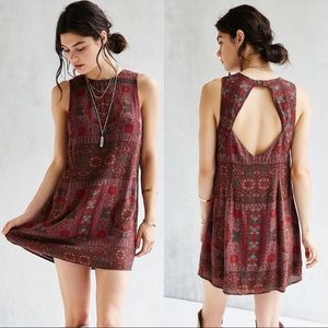 Urban Outfitters Ecoté Boho Shift Dress Size XS